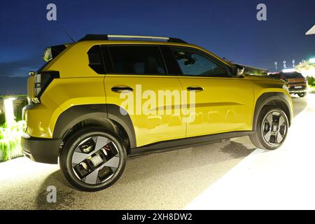 Turin, Italie - 11 juillet 2024 première présentation publique de la nouvelle Fiat Grande Panda 2024 Banque D'Images