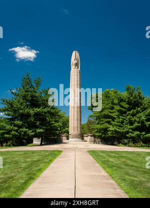 Mémorial de la première Guerre mondiale Walnut Hill Park   Nouvelle-Bretagne, Connecticut, États-Unis Banque D'Images