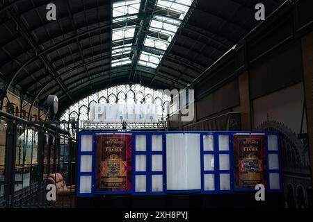 Séville, Espagne. 5 février 2024 Platea Odéon, espace culturel à l’étage supérieur du C.C.Plaza de Armas Banque D'Images