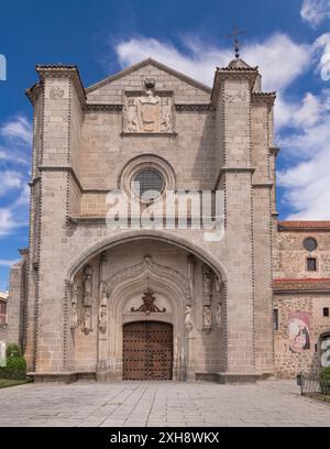 Espagne, Castille-et-Léon, Avila, Real Monasterio de Santo Tomás ou Monastère royal de Saint Thomas. Banque D'Images