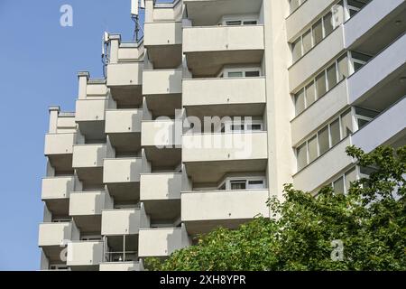 Wohnhaus, Hochhaus am Rathenauplatz, Halensee, Charlottenburg-Wilmersdorf, Berlin, Deutschland Banque D'Images