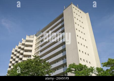 Wohnhaus, Hochhaus am Rathenauplatz, Halensee, Charlottenburg-Wilmersdorf, Berlin, Deutschland Banque D'Images