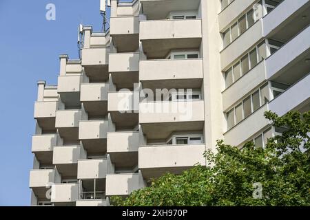 Wohnhaus, Hochhaus am Rathenauplatz, Halensee, Charlottenburg-Wilmersdorf, Berlin, Deutschland *** immeuble résidentiel, tour à tour sur Rathenauplatz, Halensee, Charlottenburg Wilmersdorf, Berlin, Allemagne Banque D'Images