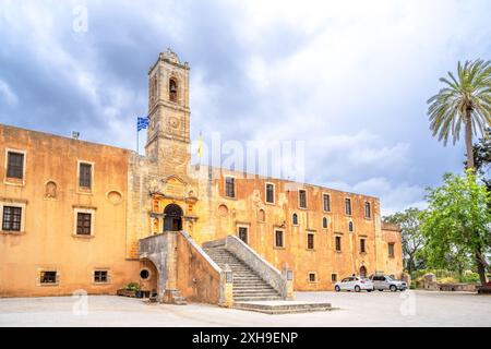 Abbaye Sainte Trinité, Météor, île de Crète, Grèce Banque D'Images