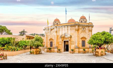 Abbaye Sainte Trinité, Météor, île de Crète, Grèce Banque D'Images