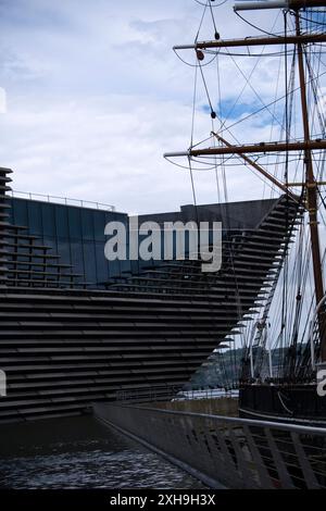 Navire RRS Discovery à Dundee, en Écosse Banque D'Images