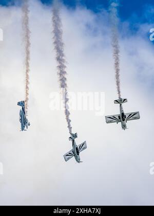 Team Raven, formation Aerobatic Display Team, Airshow, Angleterre Banque D'Images