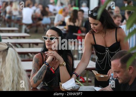 Split, Croatie, 120724. La première soirée du 10ème festival de musique électronique Ultra Europe. Photo : Sasa Buric / CROPIX Split Croatie Copyright : xxSasaxBuricx/xCROPIXx ultra europe51-120724 Banque D'Images