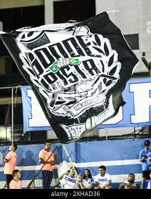 Belem, Brésil. 12 juillet 2024. PA - BELEM - 07/12/2024 - BRASILEIRO B 2024, PAYSANDU x CEARA - fans de CEARA lors d'un match contre Paysandu au stade Curuzu pour le championnat brésilien B 2024. Photo : Marcos Junior/AGIF (photo de Marcos Junior/AGIF/SIPA USA) crédit : SIPA USA/Alamy Live News Banque D'Images