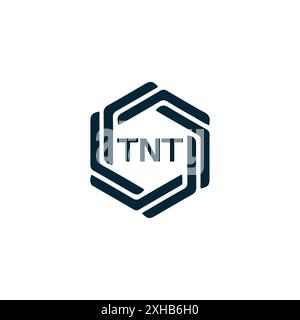 Logo TNT. CONCEPTION T N T. Lettre TNT blanche. TNT, T N T lettre logo design. T N T lettre logo design en OR, LOGO D'OR, TROIS, style. ensemble de lettres logo Illustration de Vecteur