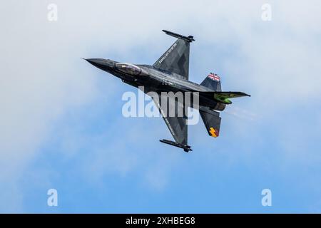 Force aérienne belge - F-16AM Fighting Falcon, aéroporté au Royal International Air Tattoo 2023. Banque D'Images