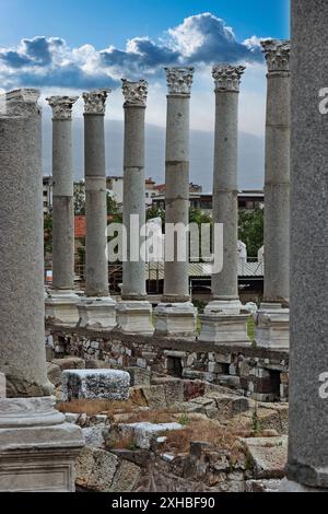 Le Agorà de Smyrne en Turquie Banque D'Images