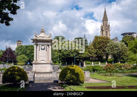 Cénotaphe, Mémorial de guerre de Bournemouth dans les jardins centraux de Bournemouth, Angleterre, Royaume-Uni Banque D'Images