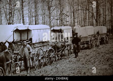 Petersburg, va Etats-Unis 9/1987. Champ de bataille de Petersbourg : siège du 6/9/1864 au 3/25/1865. 9 mois, 2 semaines et 2 jours. Victoire de l'Union par le général Grant sur le général Lee. Nombre estimé de victimes: 42 000 Union et 28 000 Confederate. Banque D'Images