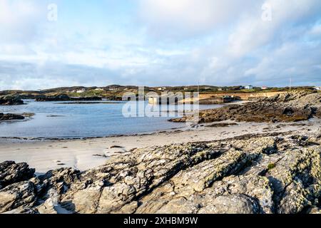 Le littoral du comté de Rosbeg Donegal, Irlande. Banque D'Images