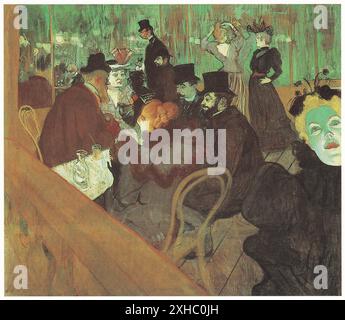 Au Moulin Rouge 1892 -1893 - Henri de Toulouse-Lautrec. Banque D'Images