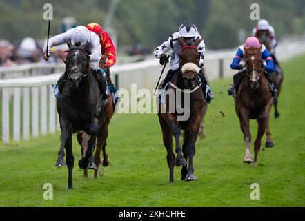 York. Royaume-Uni. Samedi 13 juillet 2024. Alsakib remporte la John Smith's Silver Cup ( Groupe 3 ) sous la direction du jockey P.J.McDonald pour l'entraîneur Andrew Balding et le propriétaire Al Wasmiyah Stud Crédit JTW Equine images / Alamy Live News Banque D'Images