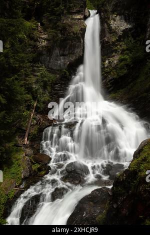 Les chutes de Riesach à Untertal près de Schladming, Styrie, Autriche Banque D'Images