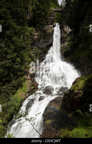 Les chutes de Riesach à Untertal près de Schladming, Styrie, Autriche Banque D'Images