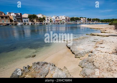 Es Riueto et sa Capella, Porto Colom, Felanitx, Majorque, Iles Baléares, Espagne Banque D'Images