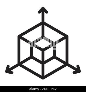 Icône BIM symbole vectoriel ou collection d'ensembles de signes dans un contour noir et blanc Illustration de Vecteur