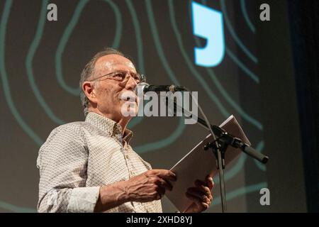 Antoni Vidal Ferrando, VERSUT POÈTICA, Teatre principal de Santanyí, Majorque, Îles Baléares, Espagne. Banque D'Images