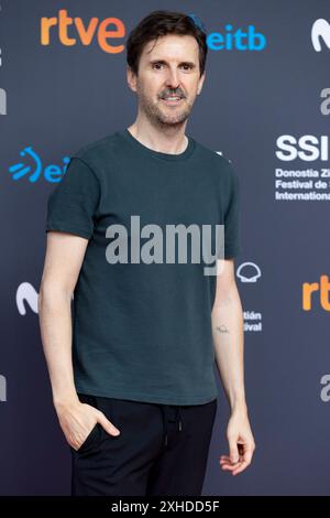 Madrid, Espagne. 12 juillet 2024. Julián López assiste au 'San Sebastian film Festival 2024' à l'Academia de Cine à Madrid. Crédit : SOPA images Limited/Alamy Live News Banque D'Images