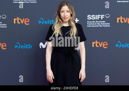 Madrid, Espagne. 12 juillet 2024. Pilar Palomero assiste au 'San Sebastian film Festival 2024' à l'Academia de Cine à Madrid. (Photo de Nacho Lopez/SOPA images/SIPA USA) crédit : SIPA USA/Alamy Live News Banque D'Images