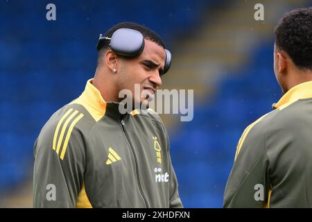 Murillo de Nottingham Forest lors du match amical de pré-saison entre Chesterfield et Nottingham Forest au stade SMH Group, Chesterfield le samedi 13 juillet 2024. (Photo : Jon Hobley | mi News) crédit : MI News & Sport /Alamy Live News Banque D'Images