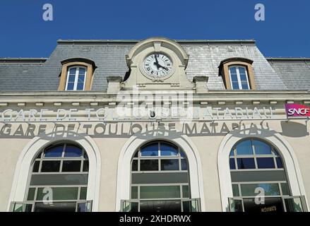 Gare de Toulouse Matabiau dans le sud de la France Banque D'Images