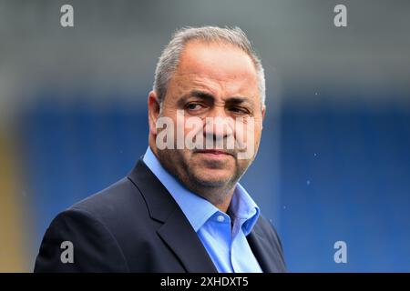 Kyriakos Doureka, directeur du football de Nottingham Forest lors du match amical de pré-saison entre Chesterfield et Nottingham Forest au stade SMH Group, Chesterfield le samedi 13 juillet 2024. (Photo : Jon Hobley | mi News) crédit : MI News & Sport /Alamy Live News Banque D'Images