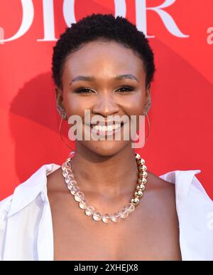 North Hollywood, États-Unis. 13 juillet 2024. Noxolo Dlamini arrive à la soirée de bloc Charlize Theron Africa Outreach Project 2024 qui s'est tenue sur le Backlot de Universal Studios - Courthouse Square le 13 juillet 2024 à North Hollywood, CA. © Lisa OConnor/AFF-USA.com crédit : AFF/Alamy Live News Banque D'Images