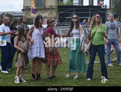 LONDRES, ANGLETERRE - 13 JUILLET 2024 : Kaleidoscope Festival 2024 au parc Alexandra Palace le 13 juillet 2024 à Londres, Angleterre. ( Credit : Voir Li/Picture Capital/Alamy Live News Banque D'Images