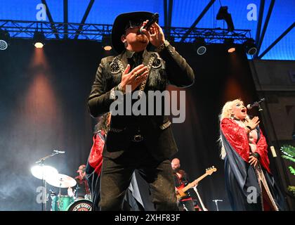 LONDRES, ANGLETERRE - 13 JUILLET 2024 : Oh mon Dieu! Son église se produit au Kaleidoscope Festival 2024 au parc Alexandra Palace le 13 juillet 2024 à Londres, en Angleterre. ( Credit : Voir Li/Picture Capital/Alamy Live News Banque D'Images