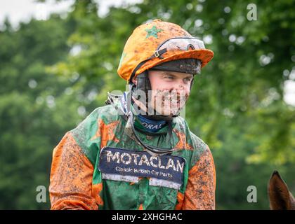 Sean Bowen - Jockey de chasse nationale Banque D'Images