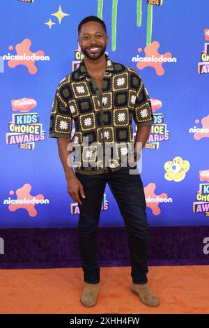 Santa Monica, États-Unis. 14 juillet 2024. Thomas Hobson participe aux Nickelodeon Kids' Choice Awards 2024 au Barker Hangar le 13 juillet 2024 à Santa Monica, Californie. Photo : Crash/imageSPACE/SIPA USA crédit : SIPA USA/Alamy Live News Banque D'Images