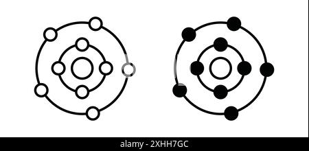 Icône alimentaire riche en antioxydants vecteur d'art de ligne noire en noir et blanc contour set signe de collection Illustration de Vecteur