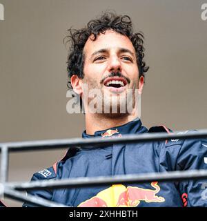 Goodwood House, Chichester, Royaume-Uni. 14 juillet 2024. Goodwood Festival of Speed Day 4 ; Daniel Ricciardo, Red Bull F1 Team crédit : action plus Sports/Alamy Live News Banque D'Images