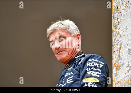 Goodwood House, Chichester, Royaume-Uni. 14 juillet 2024. Goodwood Festival of Speed Day 4 ; David Coultard crédit : action plus Sports/Alamy Live News Banque D'Images