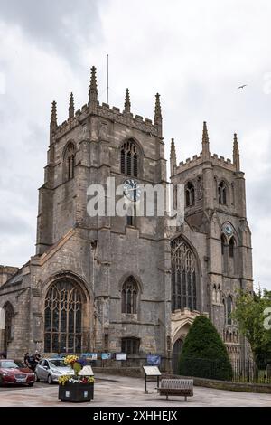 KINGS LYNN, NORFOLK, ROYAUME-UNI, 9 JUILLET. Vue du ministre à Kings Lynn, Norfolk, Royaume-Uni, le 9 juillet 2024. Personnes non identifiées Banque D'Images