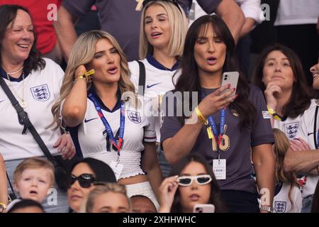 Berlino, Allemagne. 14 juillet 2024. Les Anglais se remuent lors d'un match final entre l'Espagne et l'Angleterre lors du tournoi de football Euro 2024 à Berlin à l'Olympiastadium, Allemagne, dimanche 14 juillet 2024.Sport - Football . (Photo de Fabio Ferrari/LaPresse) crédit : LaPresse/Alamy Live News Banque D'Images