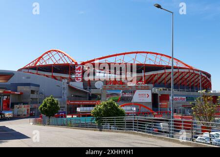 Lisbonne, Portugal - mai 09,2024 : Estadio da Luz, le stade de SL Benfica, se prépare pour le nouveau jour de match Banque D'Images