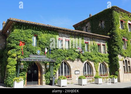 Hôtel de la Cité à Carcassonne Banque D'Images