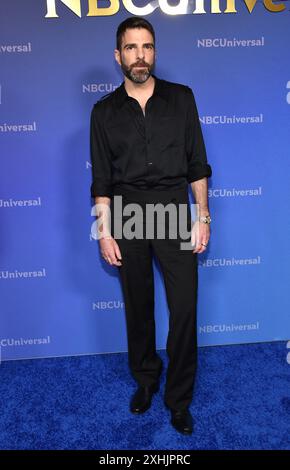 Pasadena, États-Unis. 14 juillet 2024. Zachary Quinto arrive à la tournée de presse d'été 2024 de NBCUniversal à l'hôtel Langham Huntington le 14 juillet 2024 à Pasadena, CA. © OConnor/AFF-USA.com crédit : AFF/Alamy Live News Banque D'Images