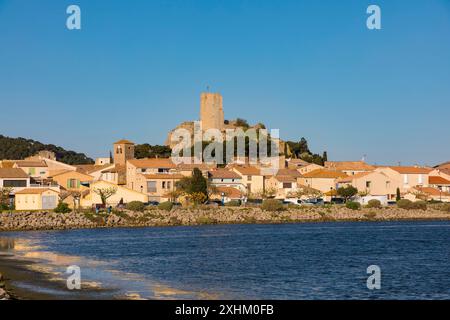 France, Aude, Parc naturel régional de Narbonnaise en Méditerranée, Gruissan Banque D'Images