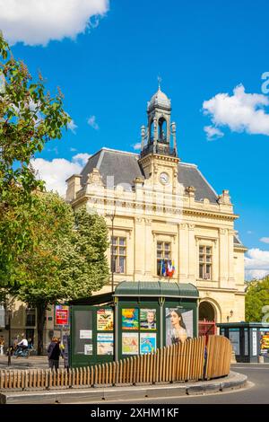 France, Paris, place Gambetta Banque D'Images