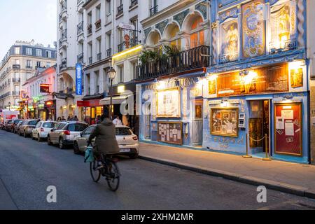 France, Paris, Montparnasse, rue de la Gaite Banque D'Images