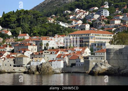 Croatie, Dalmatie, Dubrovnik, le Grand Hôtel Imperial - Hilton Imperial Banque D'Images