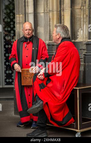 Détails de la cathédrale de Cologne , Allemagne Banque D'Images