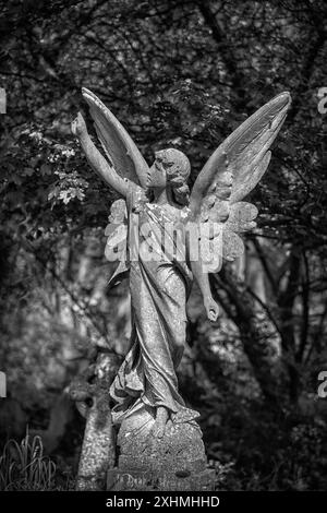 Le Cimetière de Highgate, Londres, UK Banque D'Images